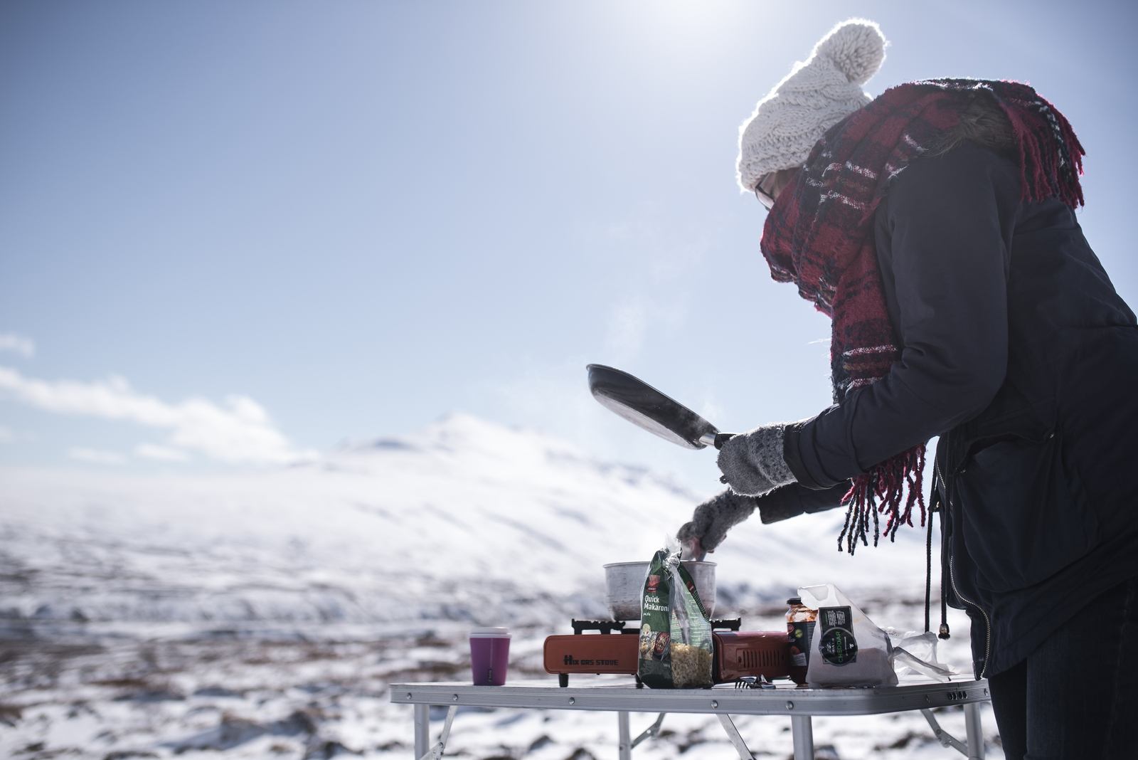 Pause déjeuner au milieu de nulle part