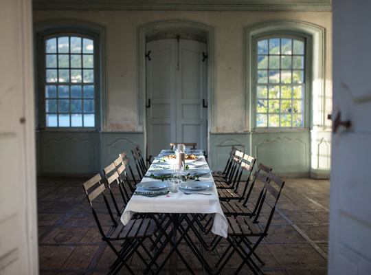 Repas au Château de Duingt