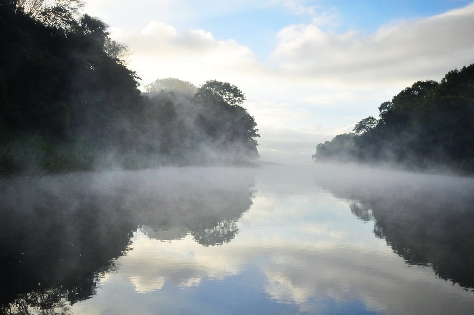 Lever de soleil, Lago de Yojoa, Honduras