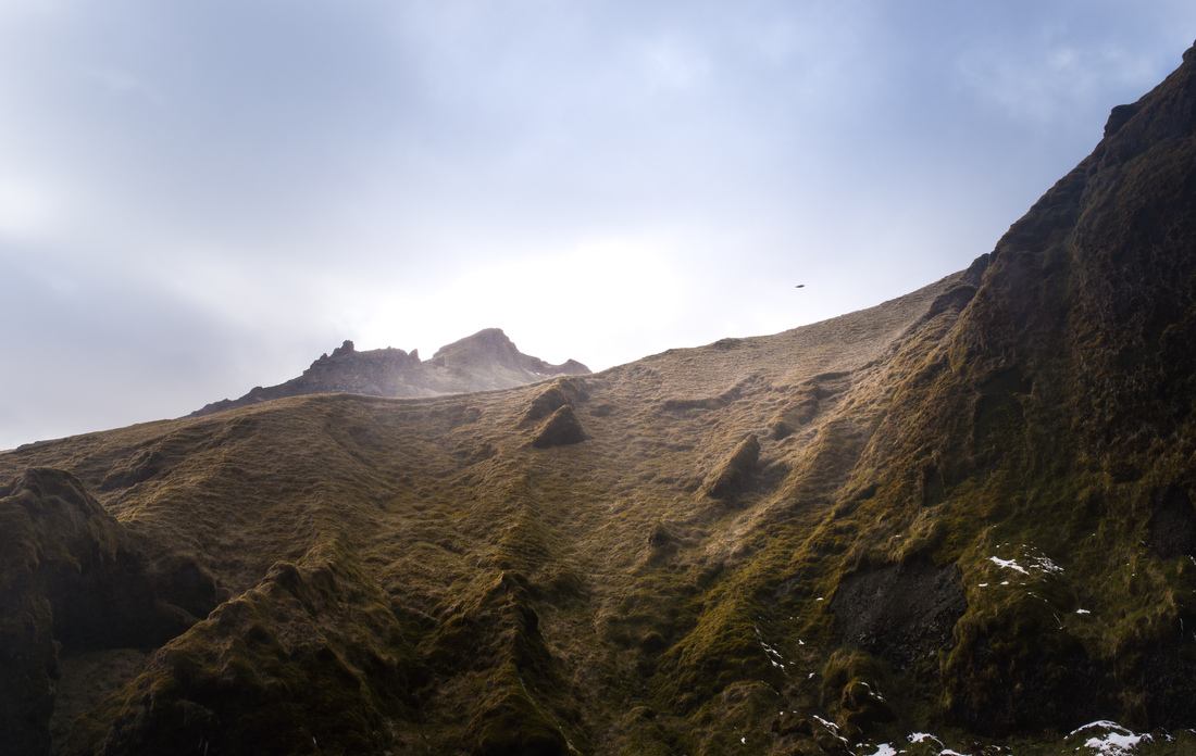 Roches à Sólheimajökull
