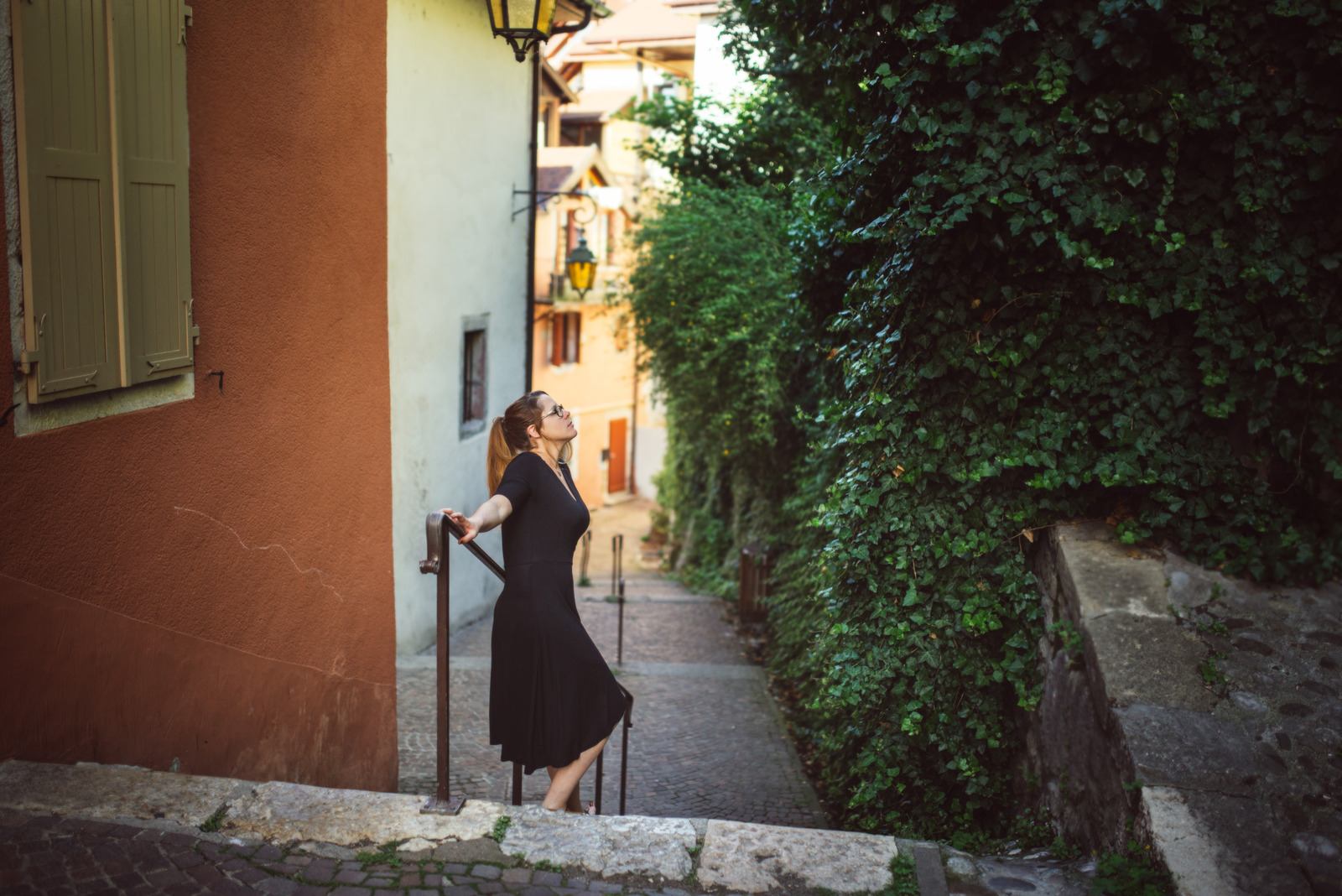 Dans la vieille ville d'Annecy