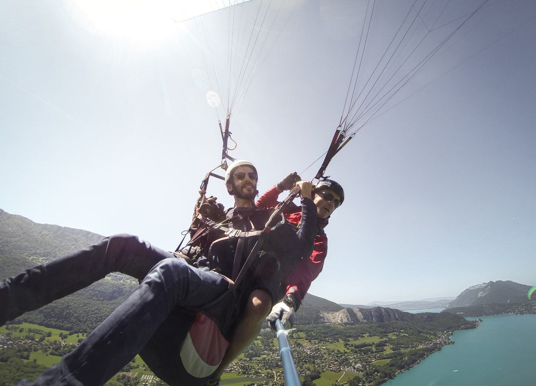 Seb (pas trop fier), au dessus du lac 