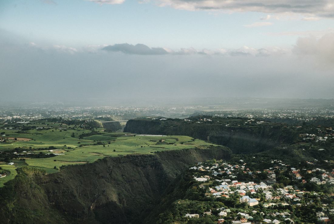 Vue aérienne sur Saint Pierre