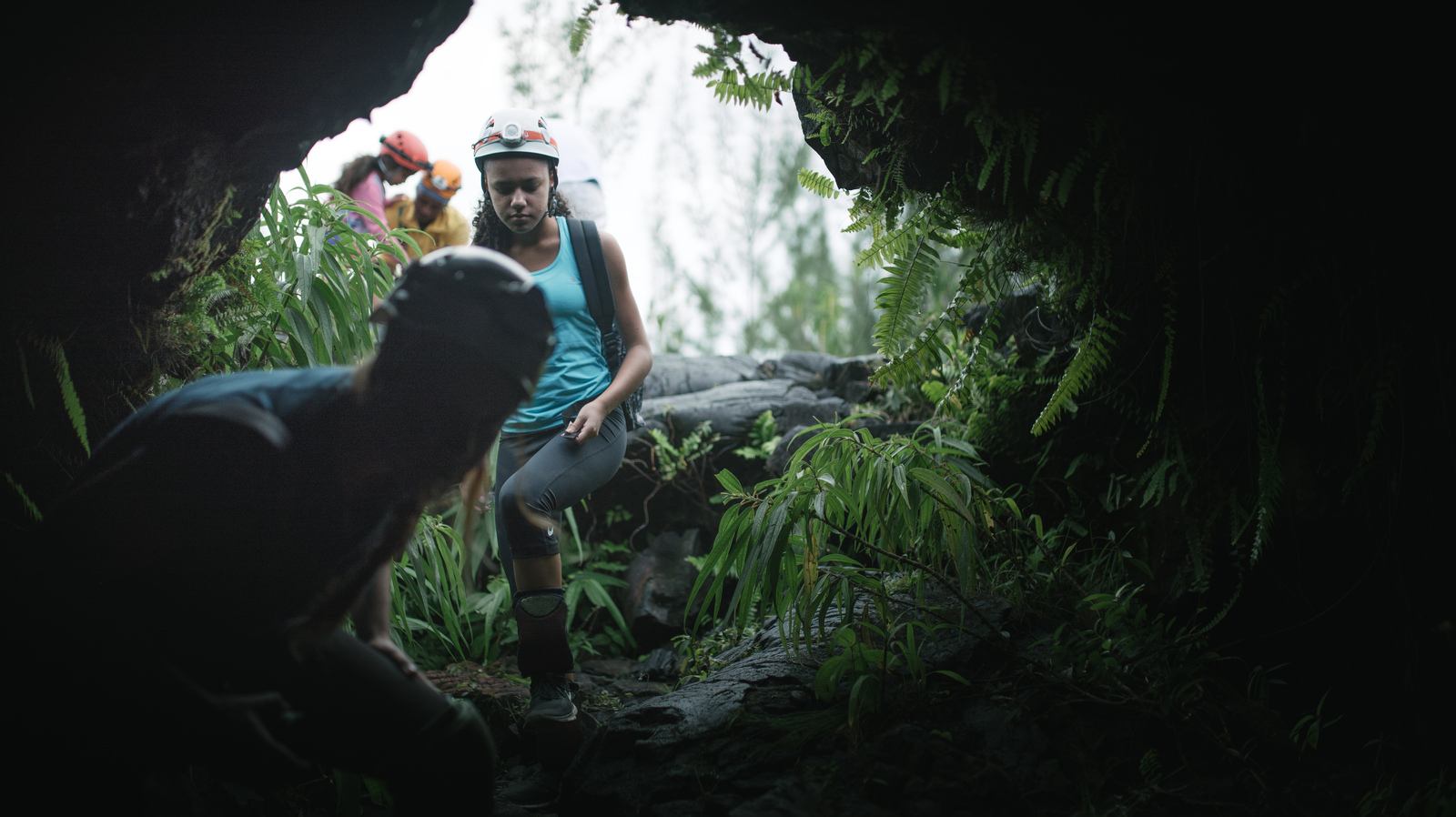 En entrant dans le tunnel