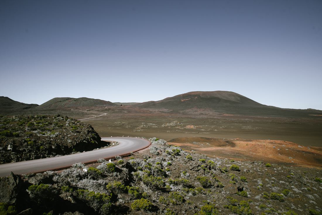 Sur la route de la Plaine des Sables 