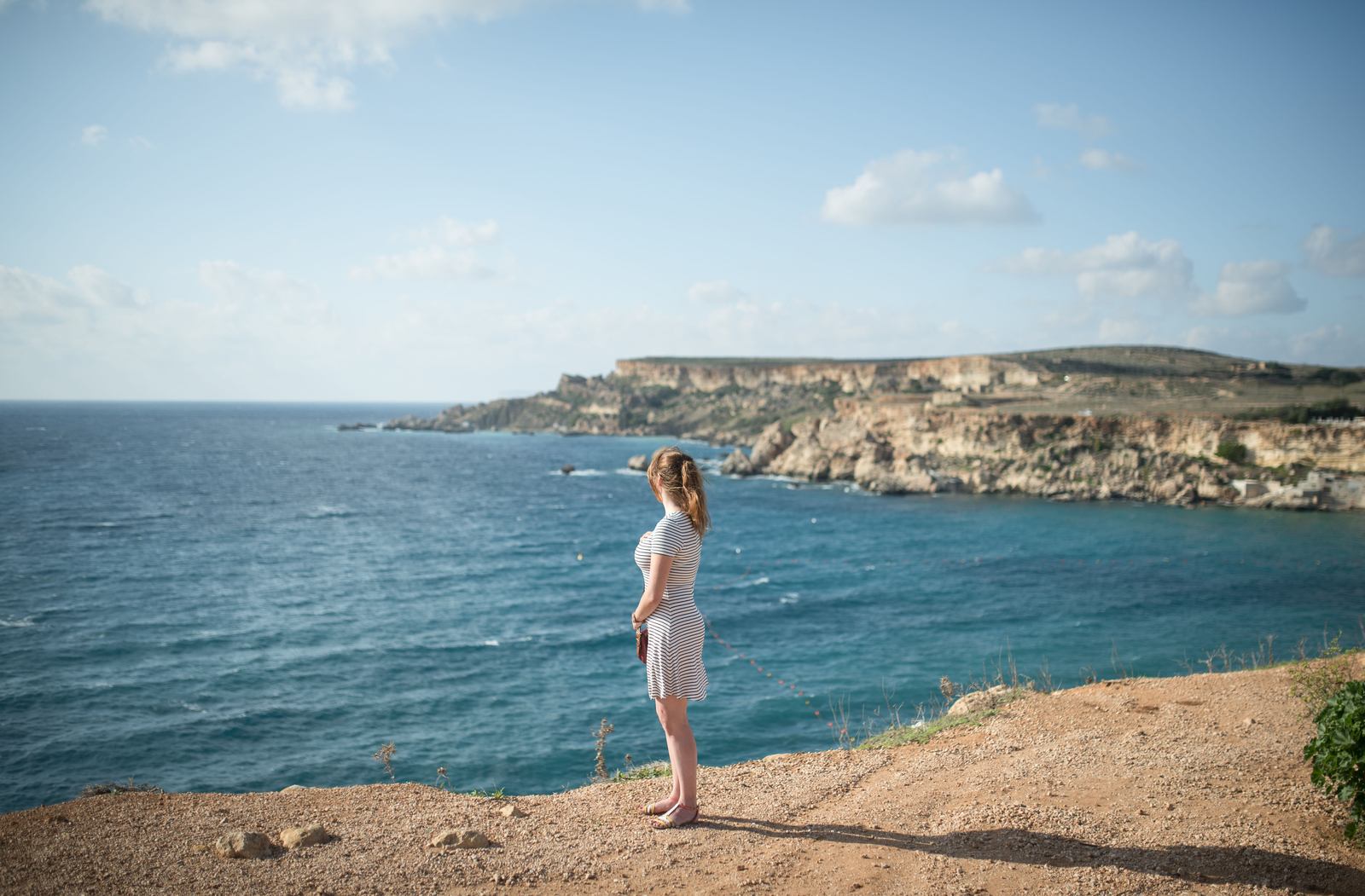 Côtes escarpées, typiques de Malte