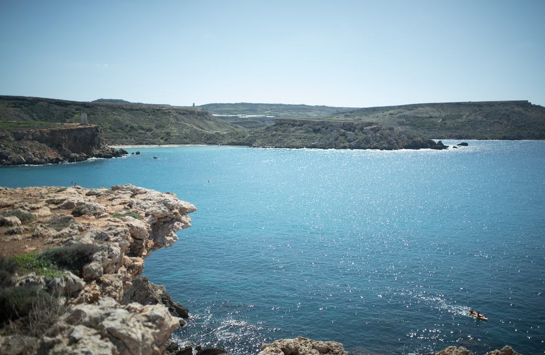 La baie de Għajn Tuffieħa