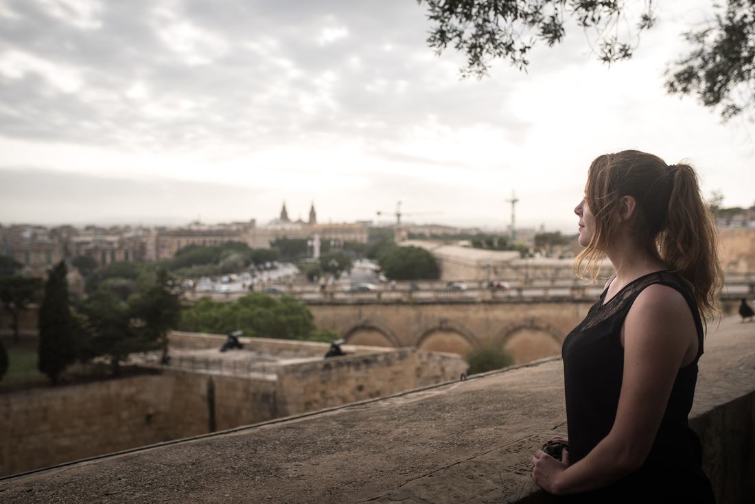 Vue depuis Upper Barrakka Gardens
