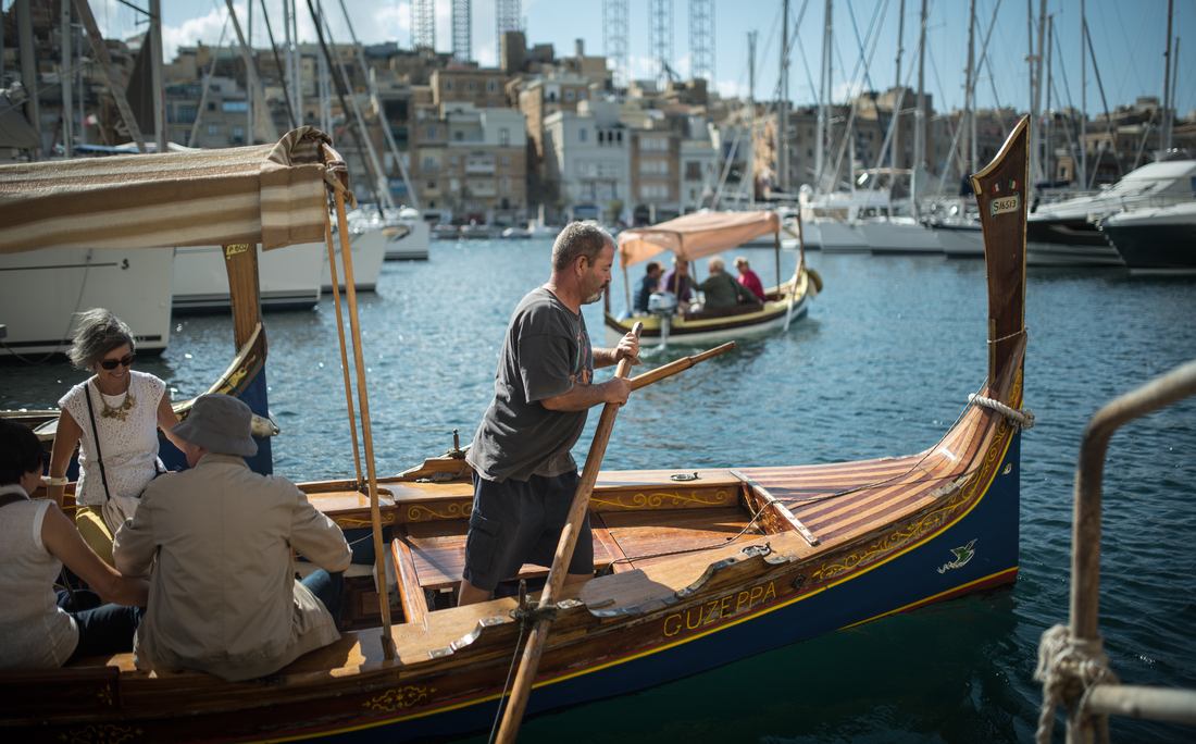 Balade en bateau maltais