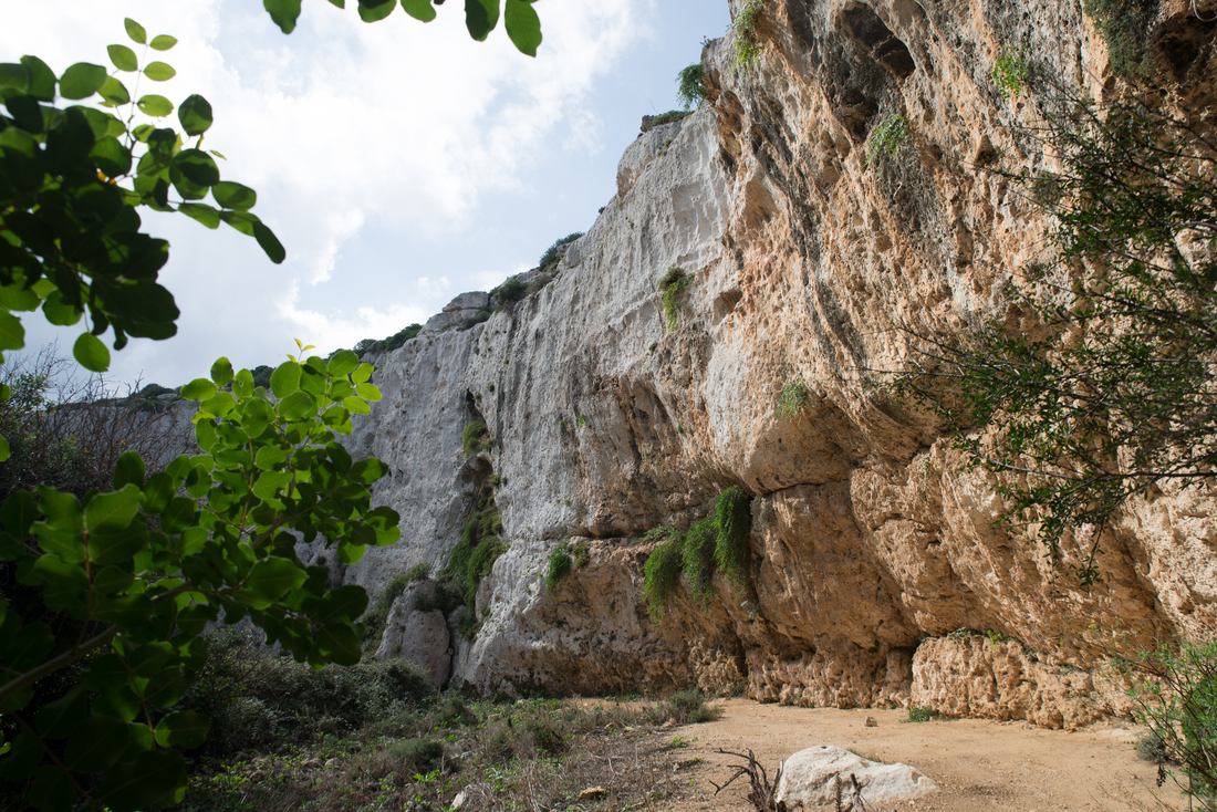 Falaise, île de Gozo, Malte