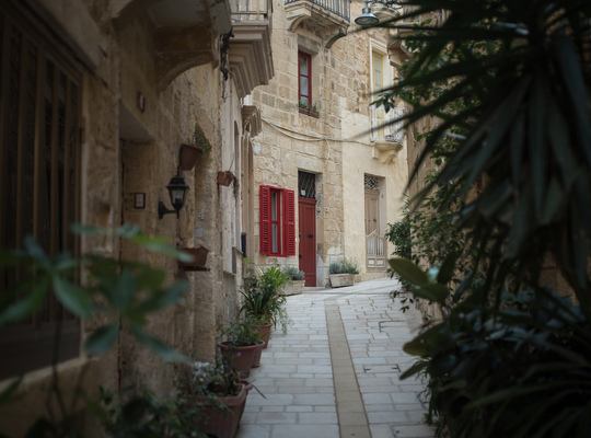 Petite ruelle dans les Trois Cités 