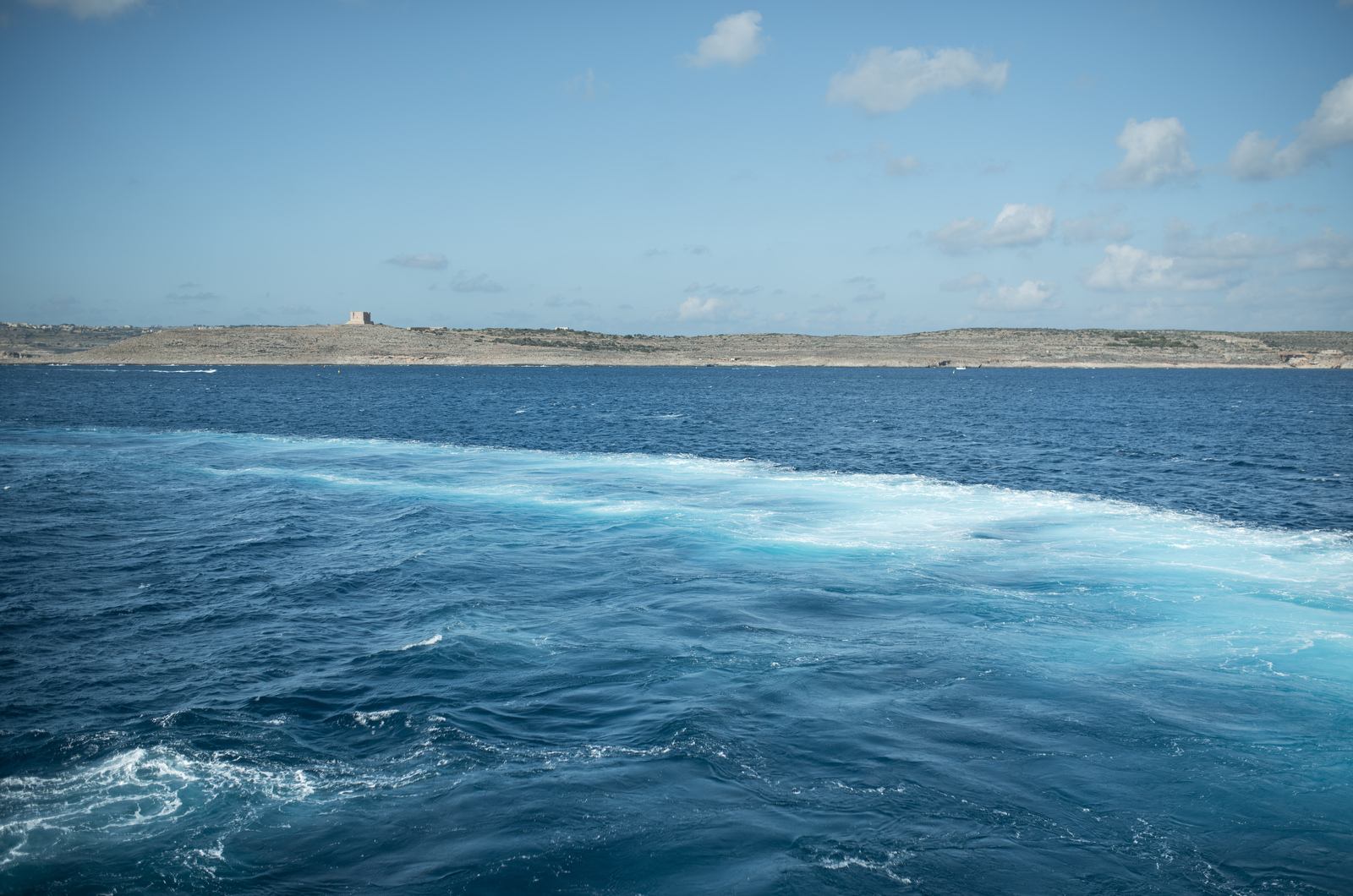 Dégradé de bleu sur Malte