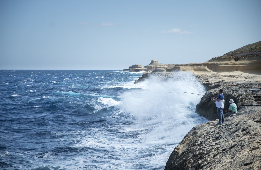 Mer déchainée sur Gozo 