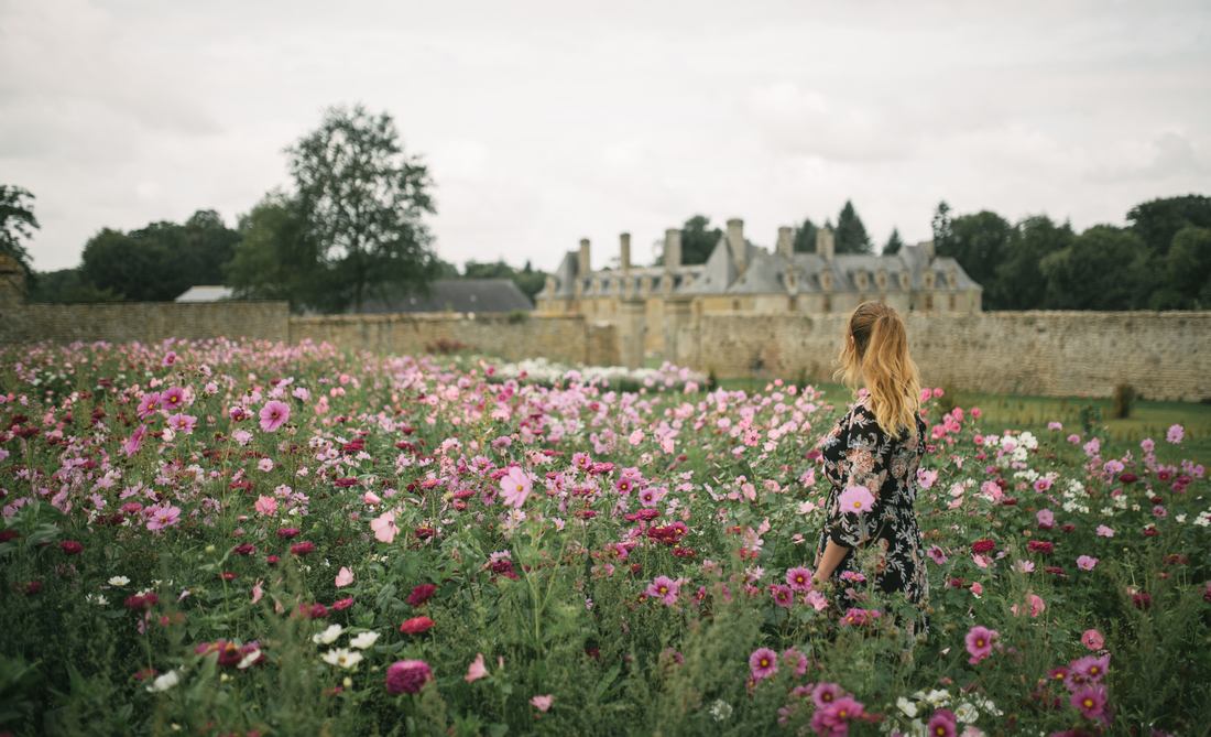 Dans les jardins du château du Rocher