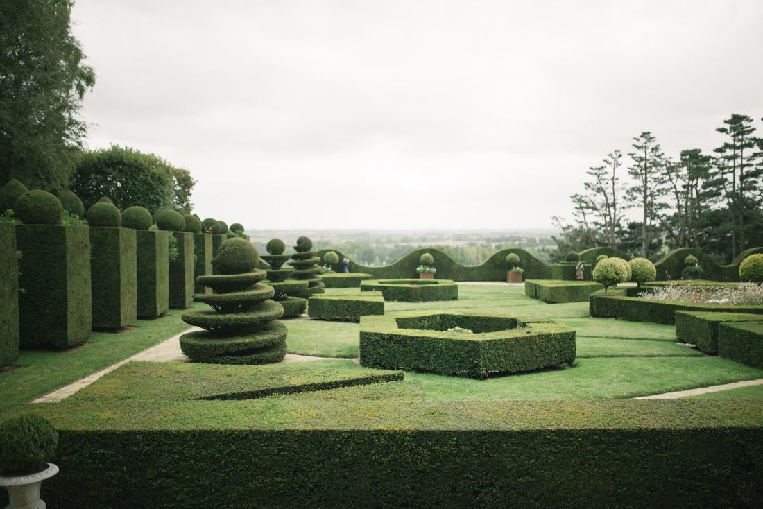 Les jardins géométriques de la Ballue