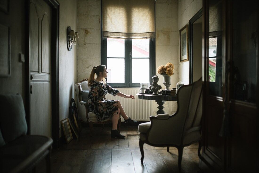 Intérieur de l'Ambroisie à Bourdeilles