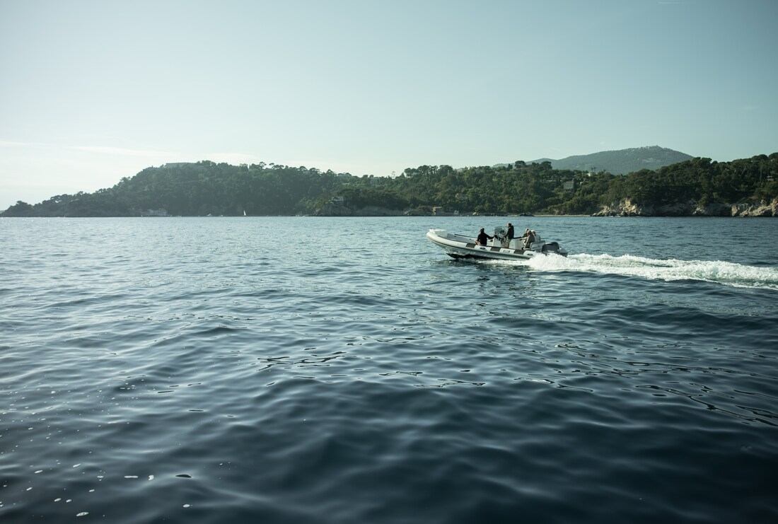 Fin de journée dans la baie de Toulon