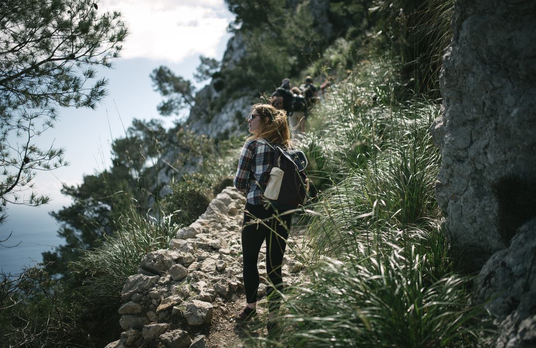 En direction du sommet le plus haut de Majorque