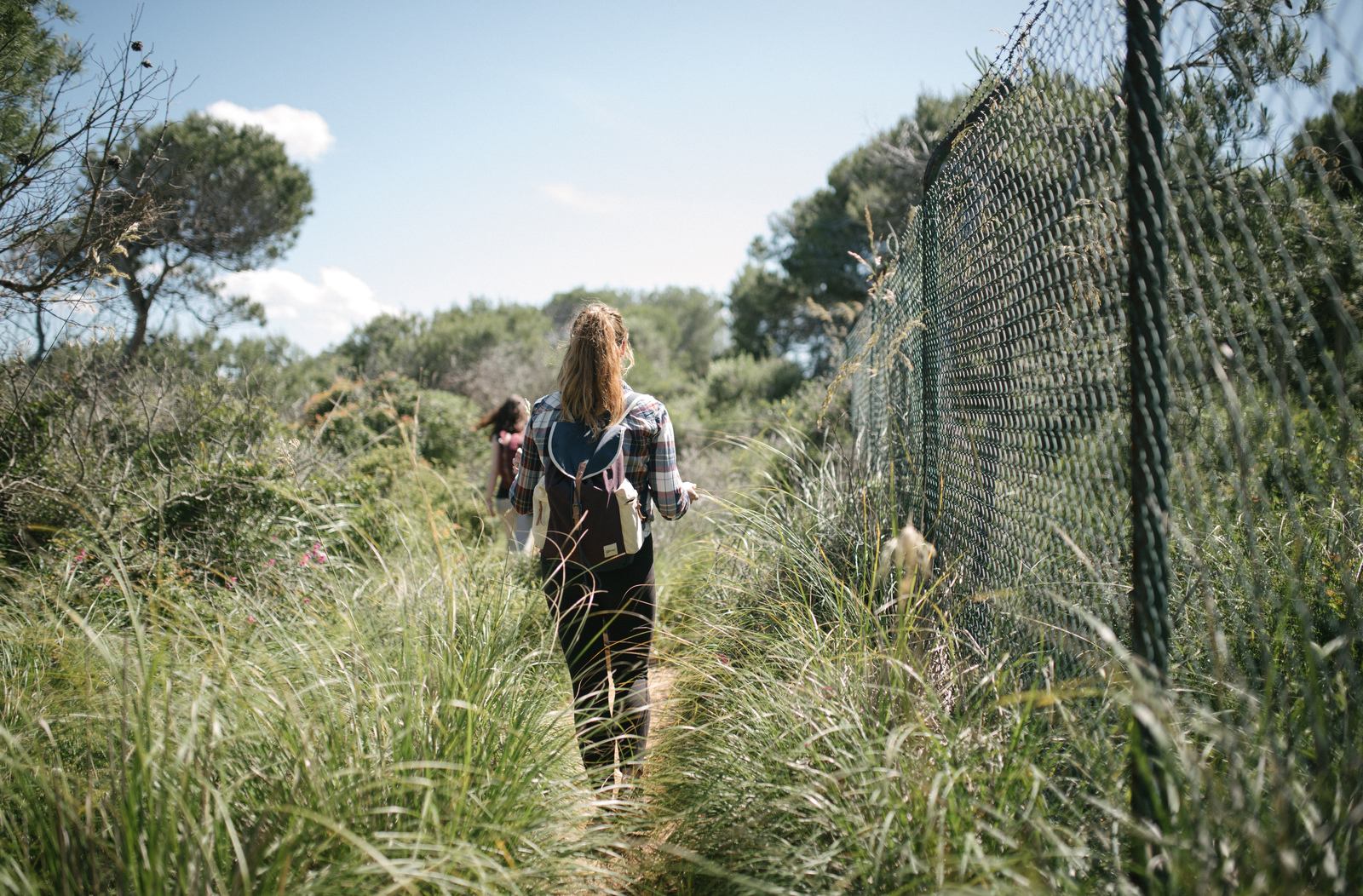 Manue, lors de la rando à Majorque