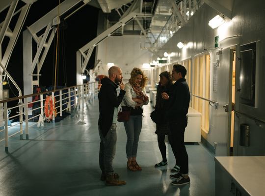 Ca souffle le soir sur le bateau 