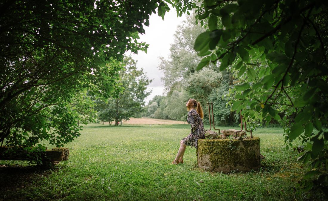 Puit abandonnée dans le jardin du Château de Pesselières