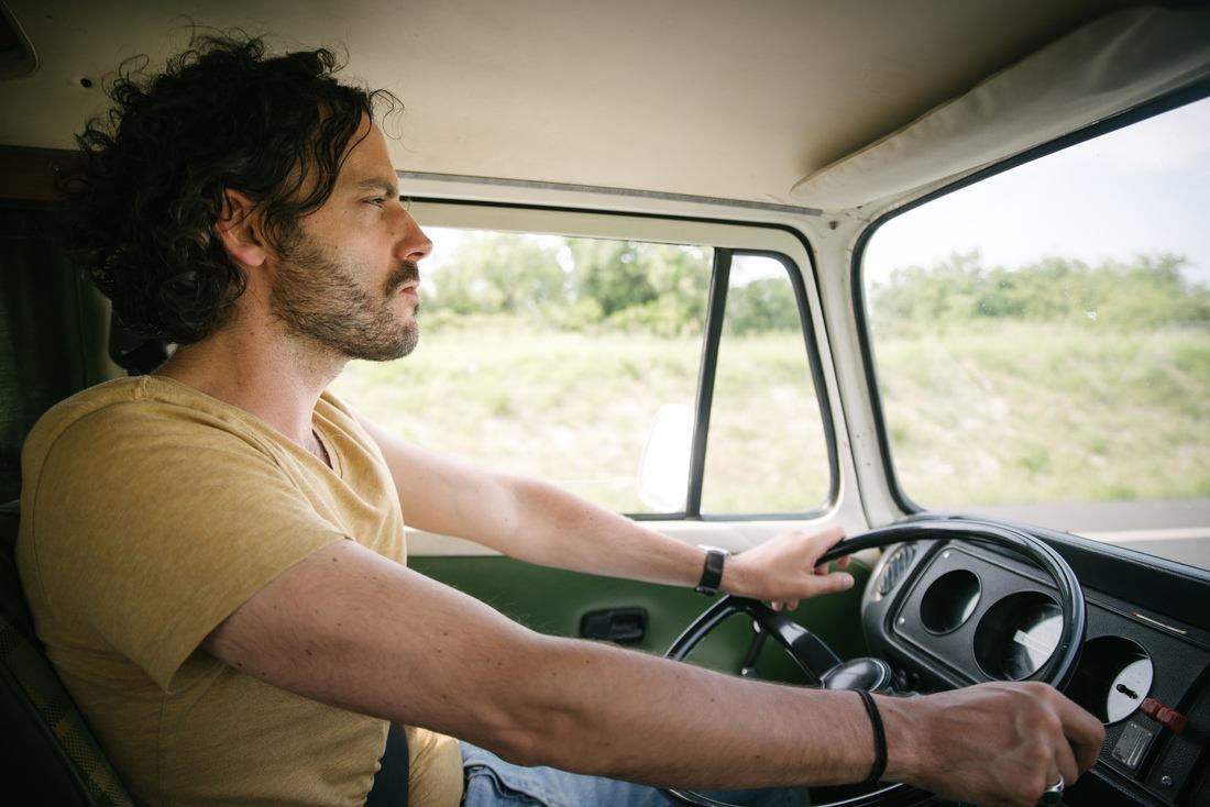Seb au volant de notre bolide