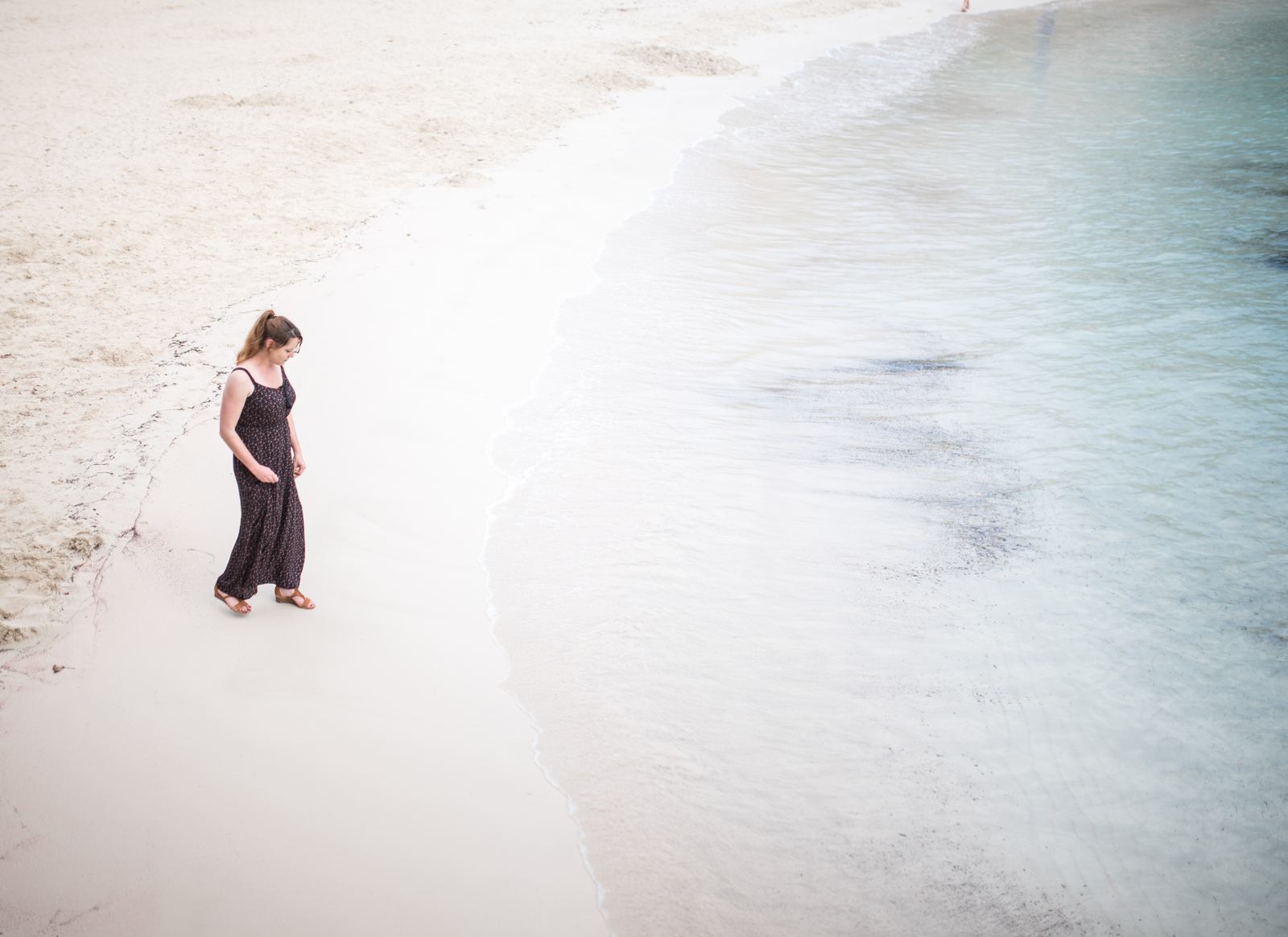 Balade matinale sur la plage, Majorque 