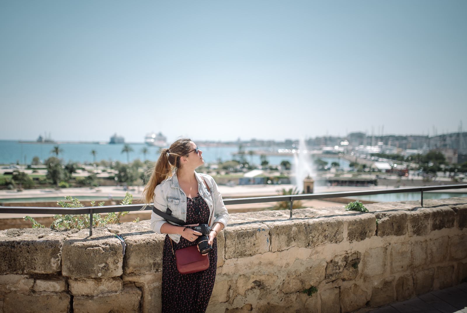 Depuis le parvis de la Cathédrale de Palma