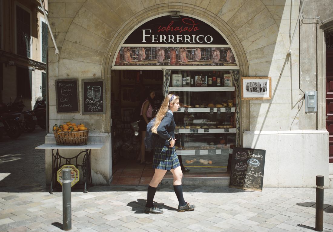 Petite boutique de Palma de Majorque 