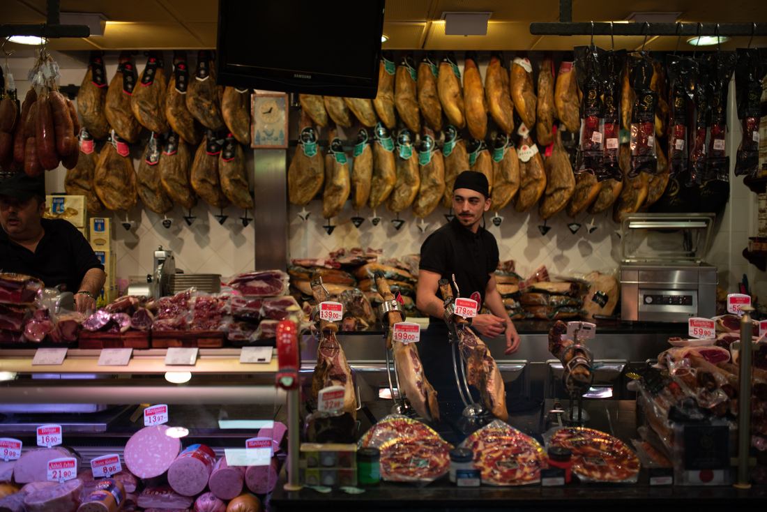 Au marché de Palma de Majorque 