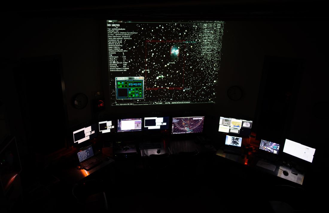 Depuis la salle où tout se passe 