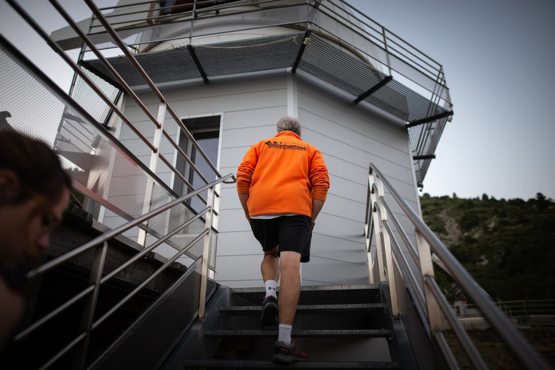 Marc nous fait visiter son observatoire 