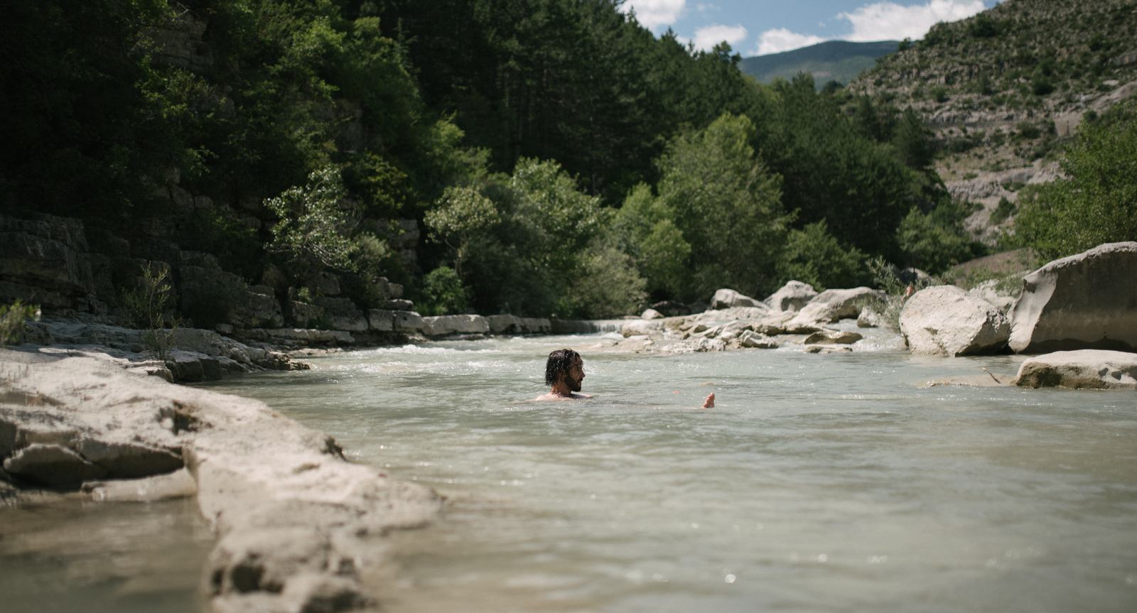 Plouf dans la Méouge 