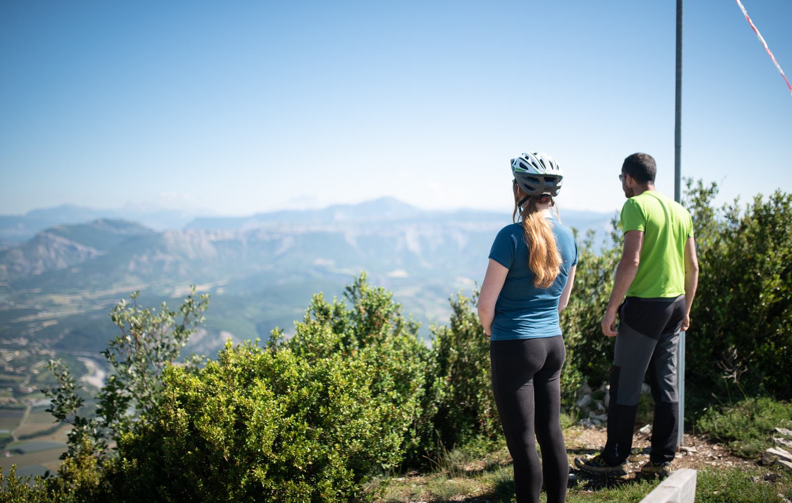Manue et Mathieu devant le panorama 