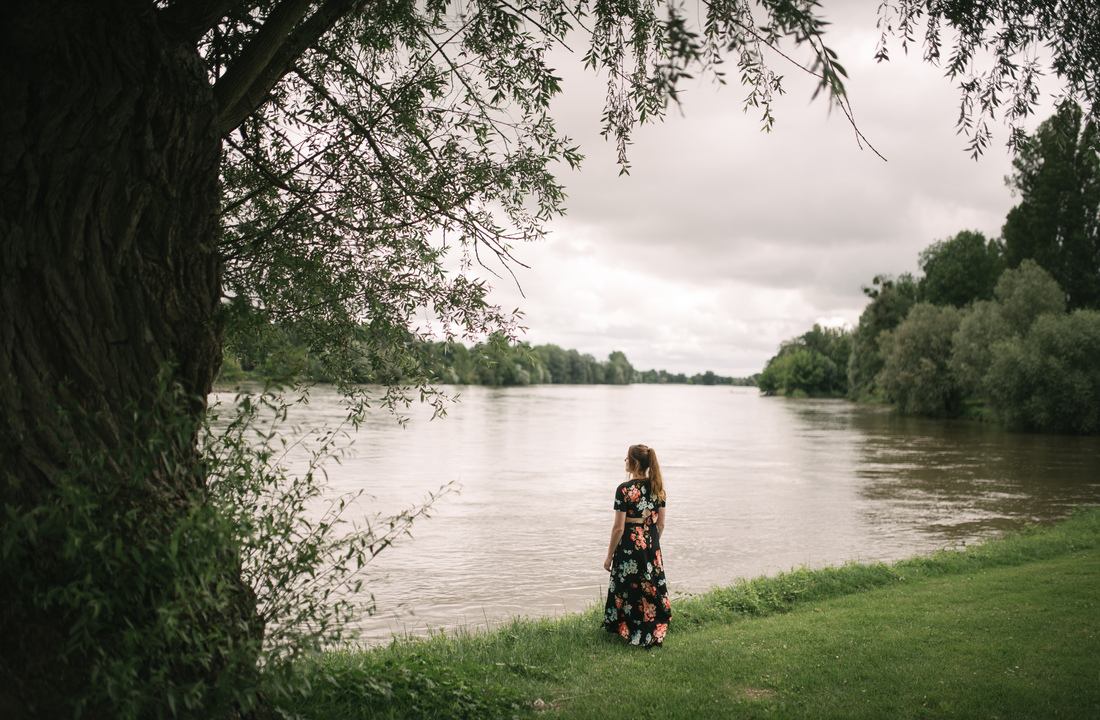 Sur les rives de l'Allier