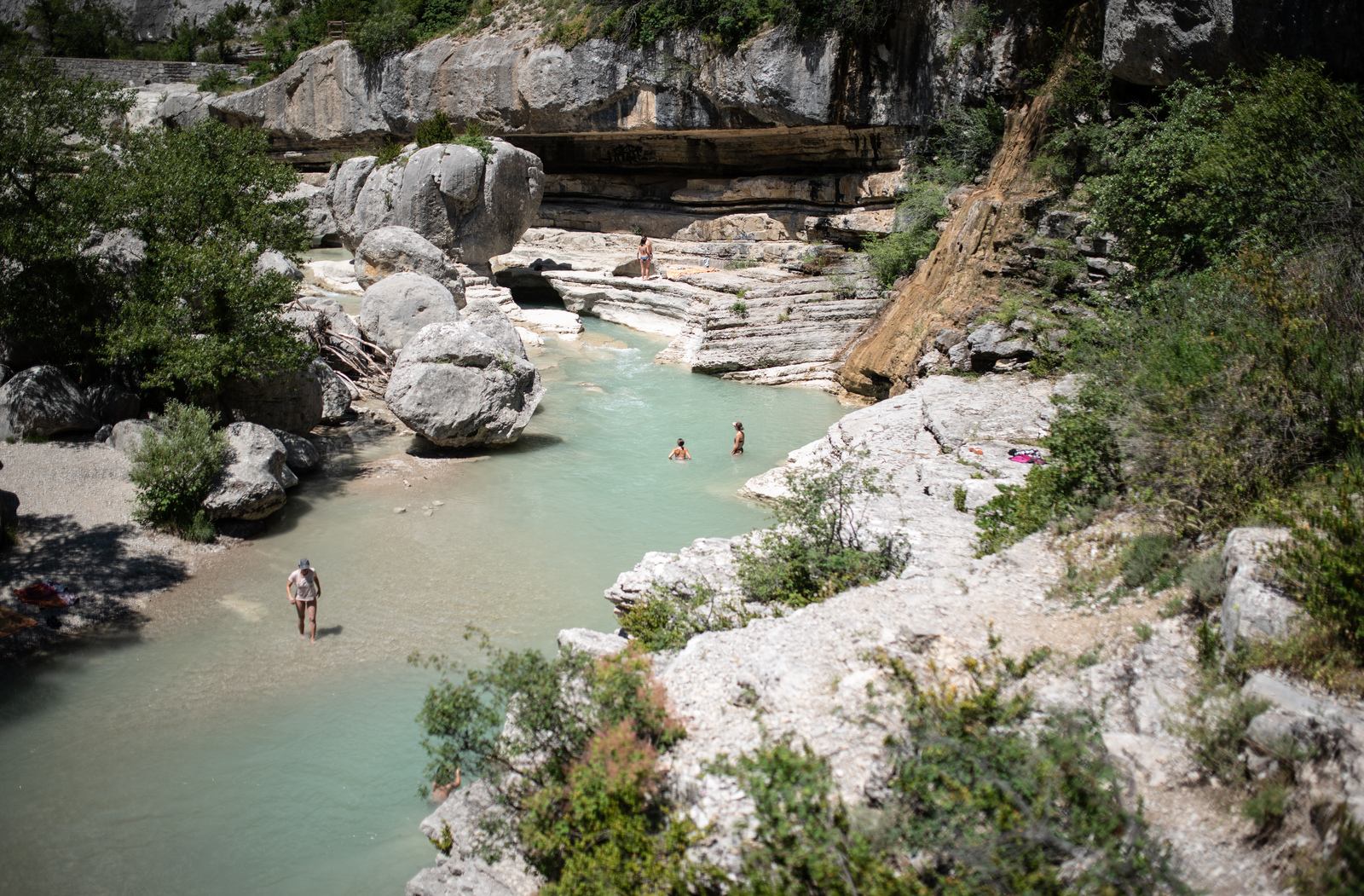 Vue sur les Gorges de la Méouge