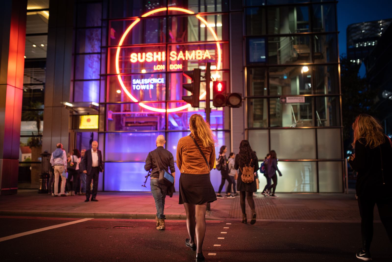 en route pour manger à sushi samba 