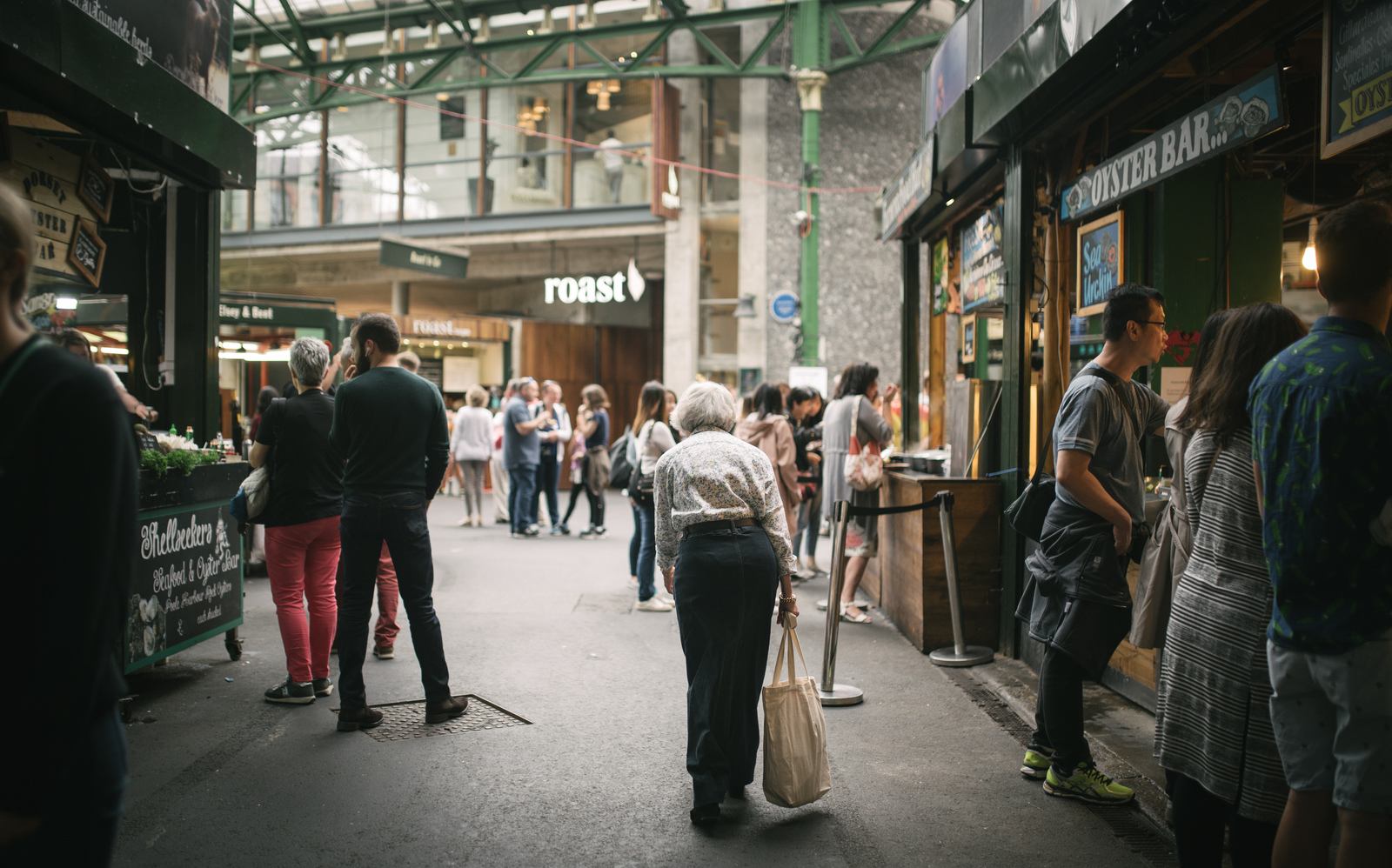 Mamie en balade dans Borough market