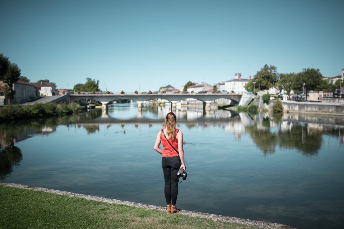 Jolie vue du coté de Jarnac 