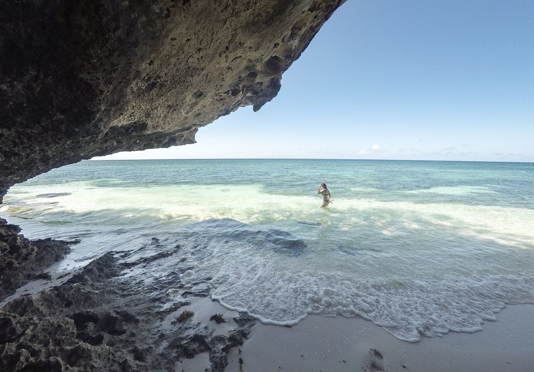 Au pied de notre bungalow, Philippines