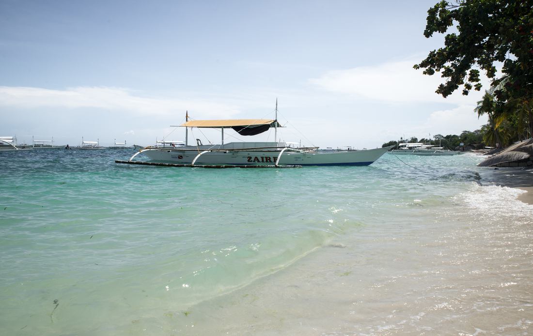 Arrivée au port de Panglao