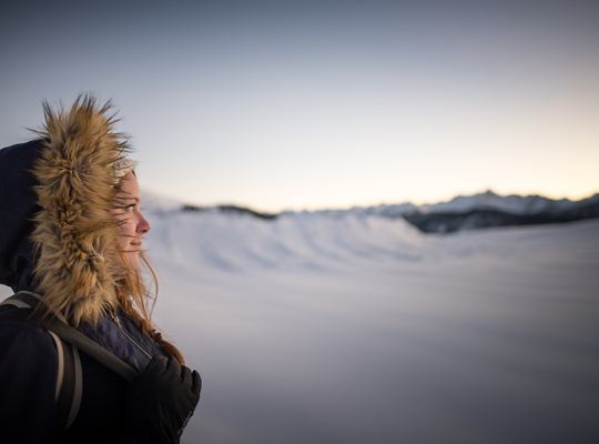 Un coucher de soleil au sommet des Pyrénées 