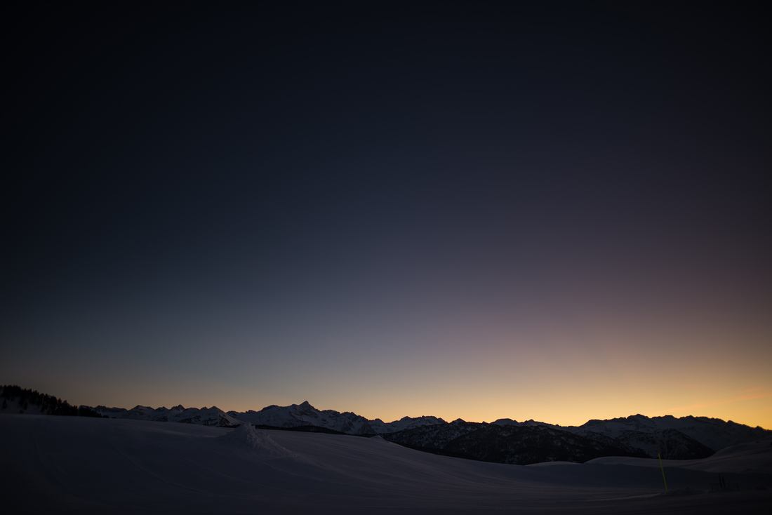 Dégradés de couleurs au dessus du Val d'Aran