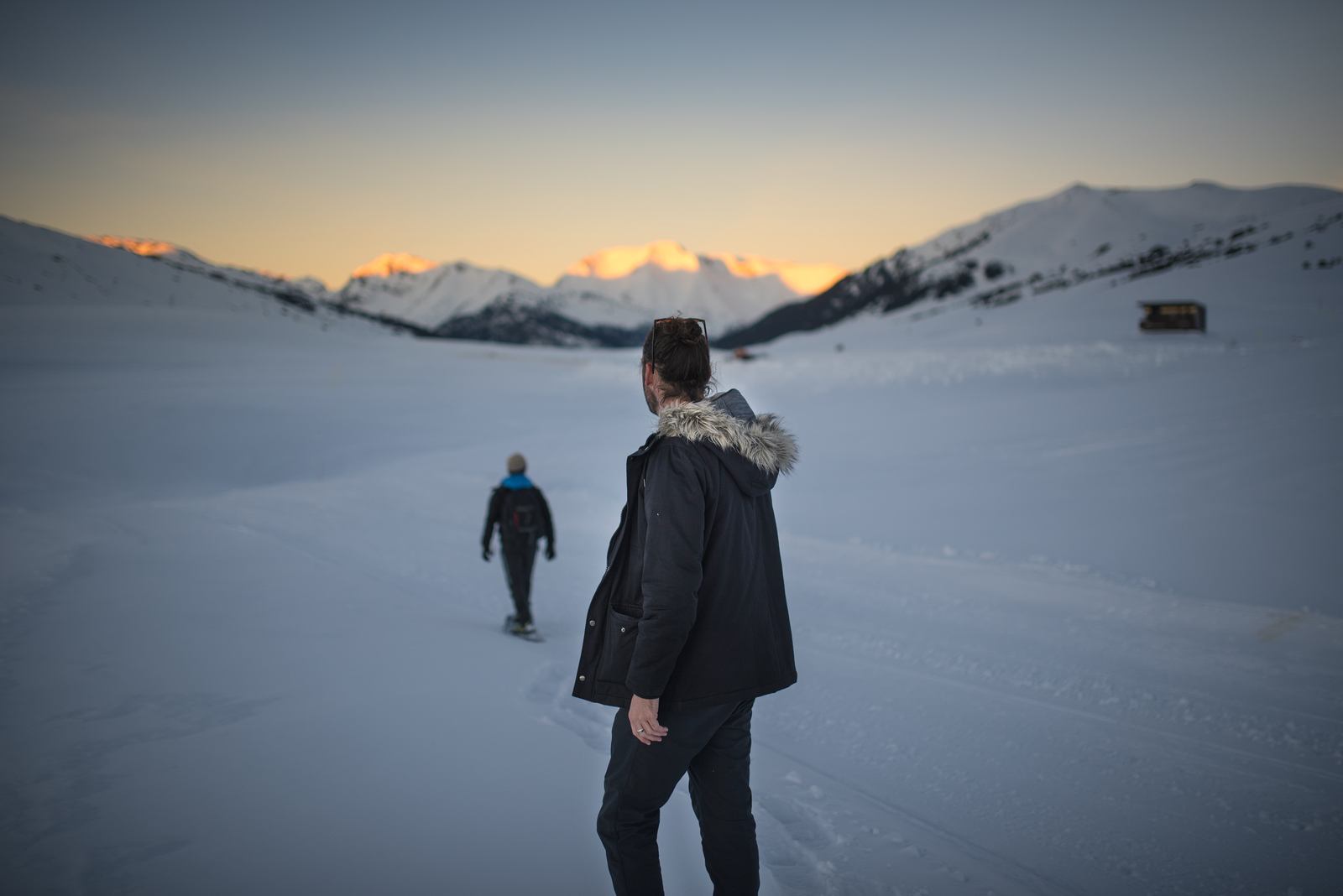 Seb et notre guide dans la neige Seb et notre guide dans la neige