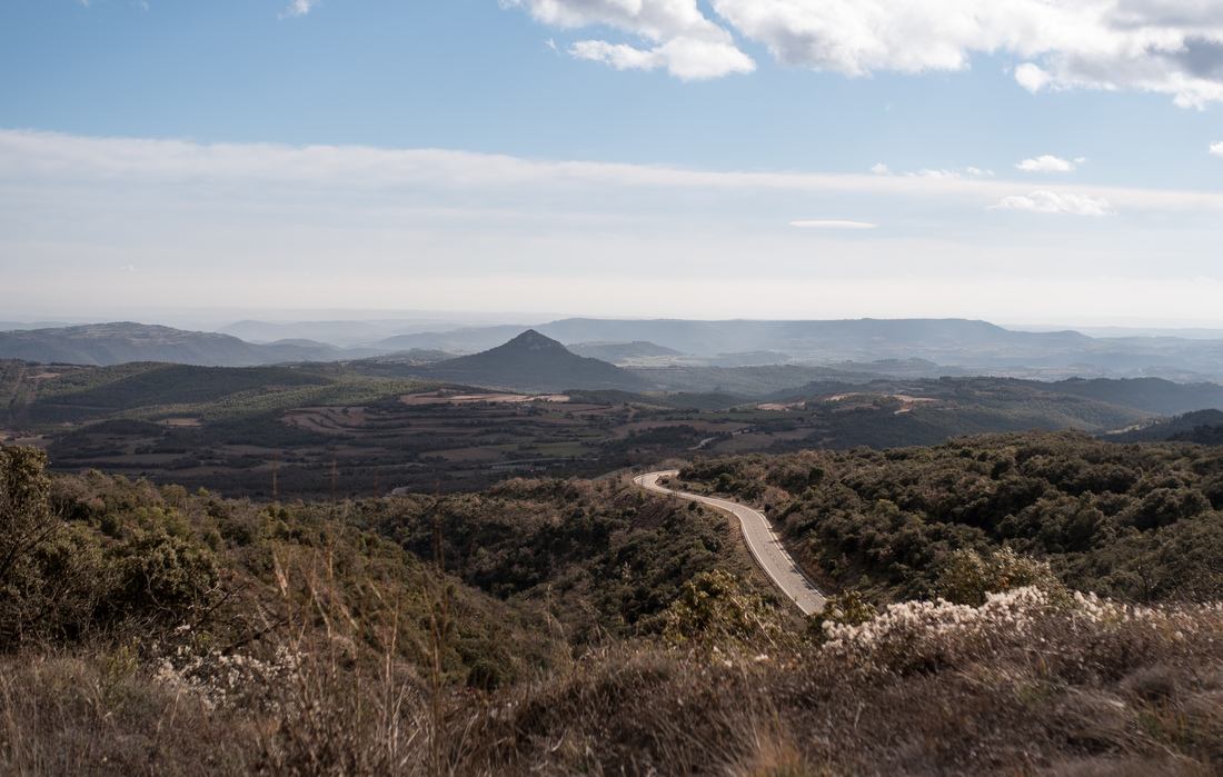Paysage typique de la Catalogne espagnole 