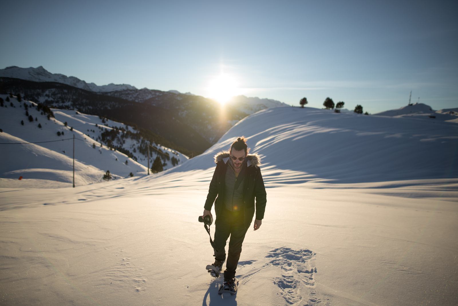 Couché de soleil dans les Pyrénées 