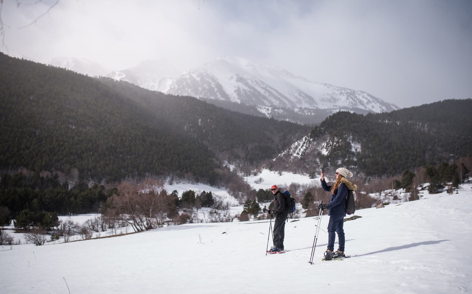 Francesc et Manue au Parc National d’Aigüestortes