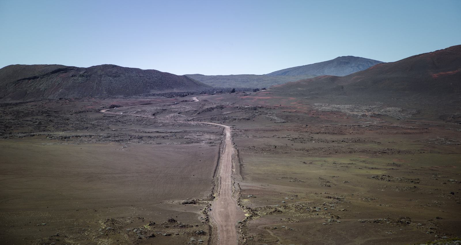 Les paysages lunaires non loin du piton de la Fournaise