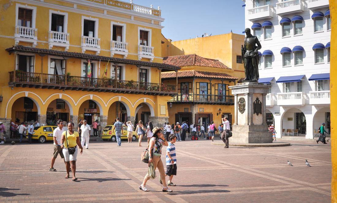 Statue de Pedro de Heredia, Carthagene