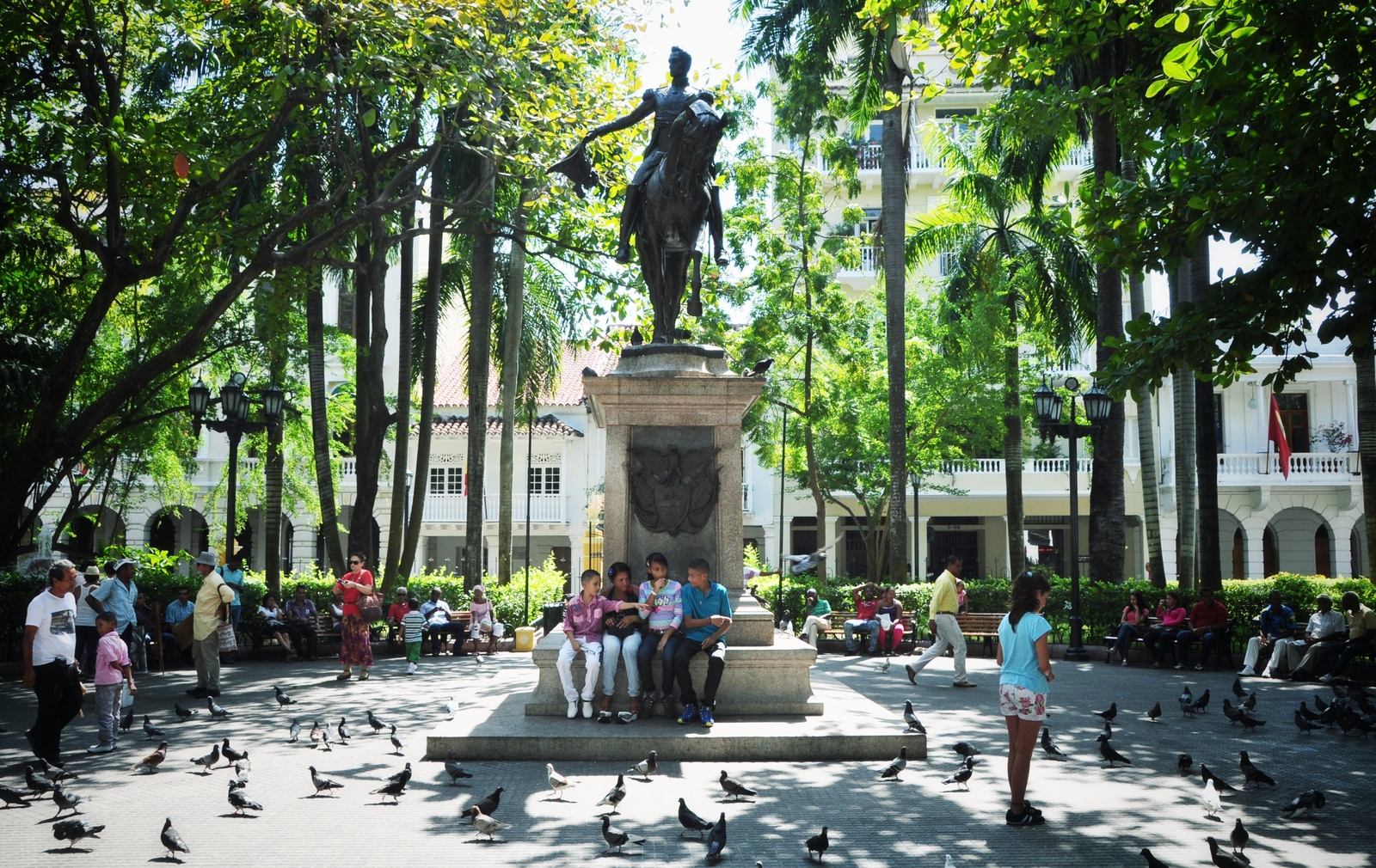 Parque bolívar, Carthagène